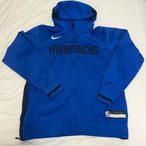 NBA Mavericks Nike Blue Dri-FIT Hoodie
